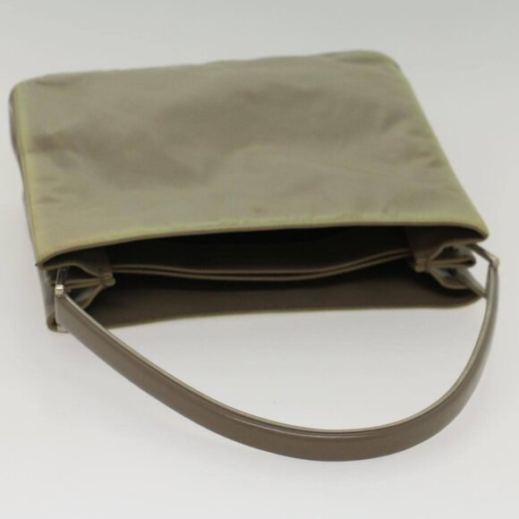 PRADA Shoulder Bag Nylon Khaki Auth cl771 - Picture 7 of 16